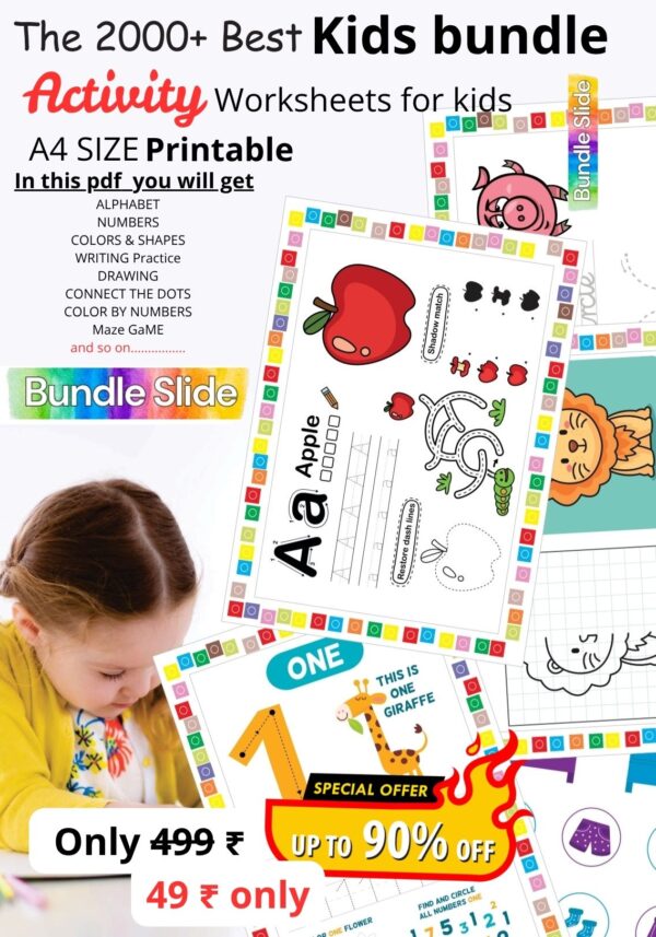 Activity worksheets for kids